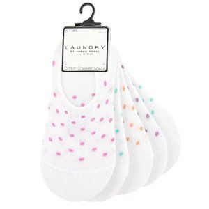 Laundry cotton sneaker liners